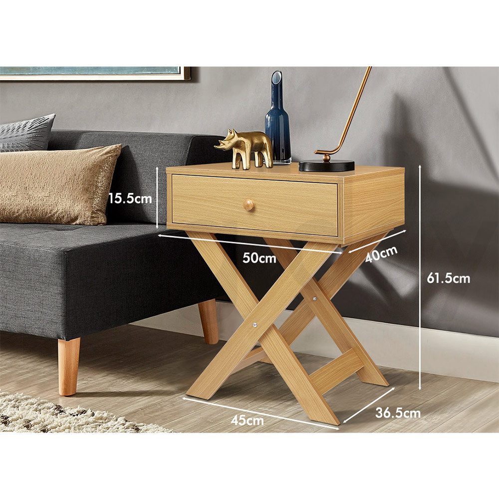 ALFORDSON Bedside Table RGB LED Nightstand 1/2/3 Drawers Side Table Storage - Picture 489 of 521
