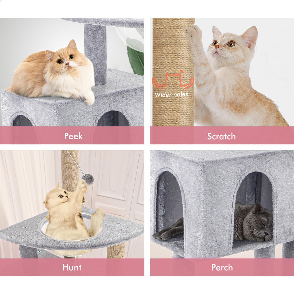 BEASTIE Cat Tree Scratching Post Scratcher Tower Condo House Furniture Bed Stand - Picture 189 of 474