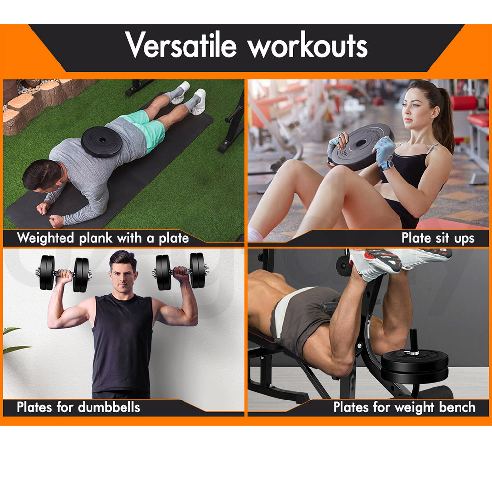 BLACK LORD 20kg 40kg Dumbbell Set Adjustable Barbell Kettlebell Home Gym Fitness - Picture 53 of 63