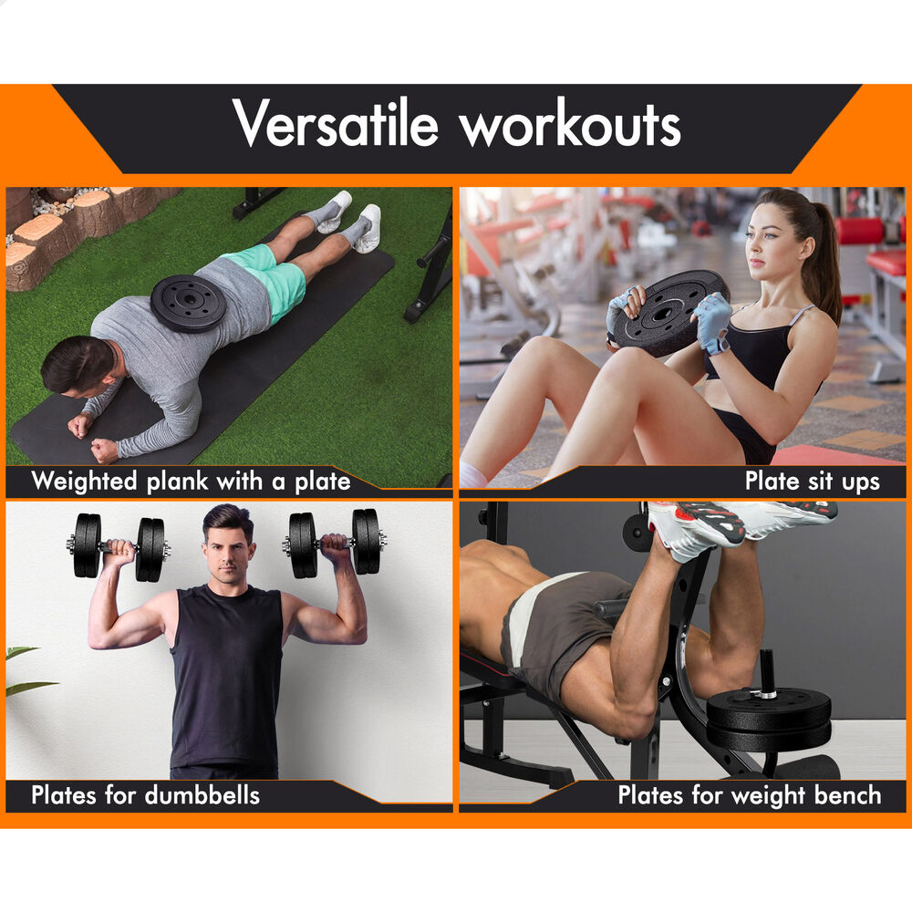 BLACK LORD 20kg 40kg Dumbbell Set Adjustable Barbell Kettlebell Home Gym Fitness - Picture 60 of 63