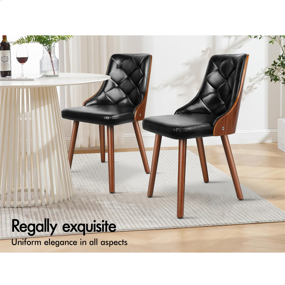 ALFORDSON Dining Chairs Kitchen Swivel PU Leather Sherpa Velvet Wooden x1/x2/x4 - Picture 68 of 592