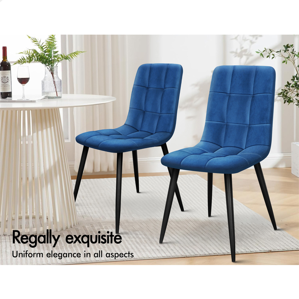 ALFORDSON Dining Chairs Kitchen Swivel PU Leather Sherpa Velvet Wooden x1/x2/x4 - Picture 362 of 592