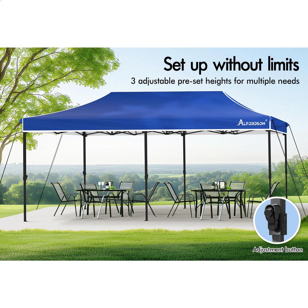 ALFORDSON Gazebo Pop Up Marquee Outdoor Folding Tent Canopy 3x3m 3x4.5m 3x6m - Picture 115 of 291