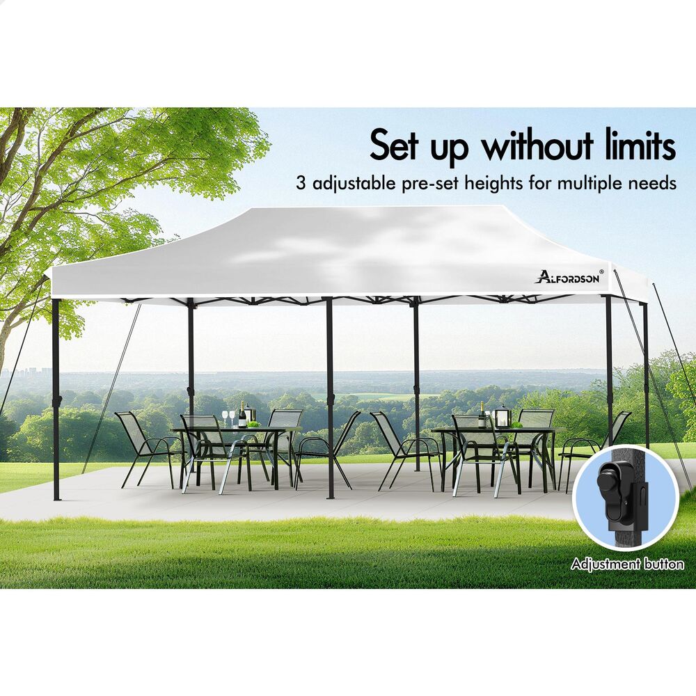 ALFORDSON Gazebo Pop Up Marquee Outdoor Folding Tent Canopy 3x3m 3x4.5m 3x6m - Picture 139 of 291