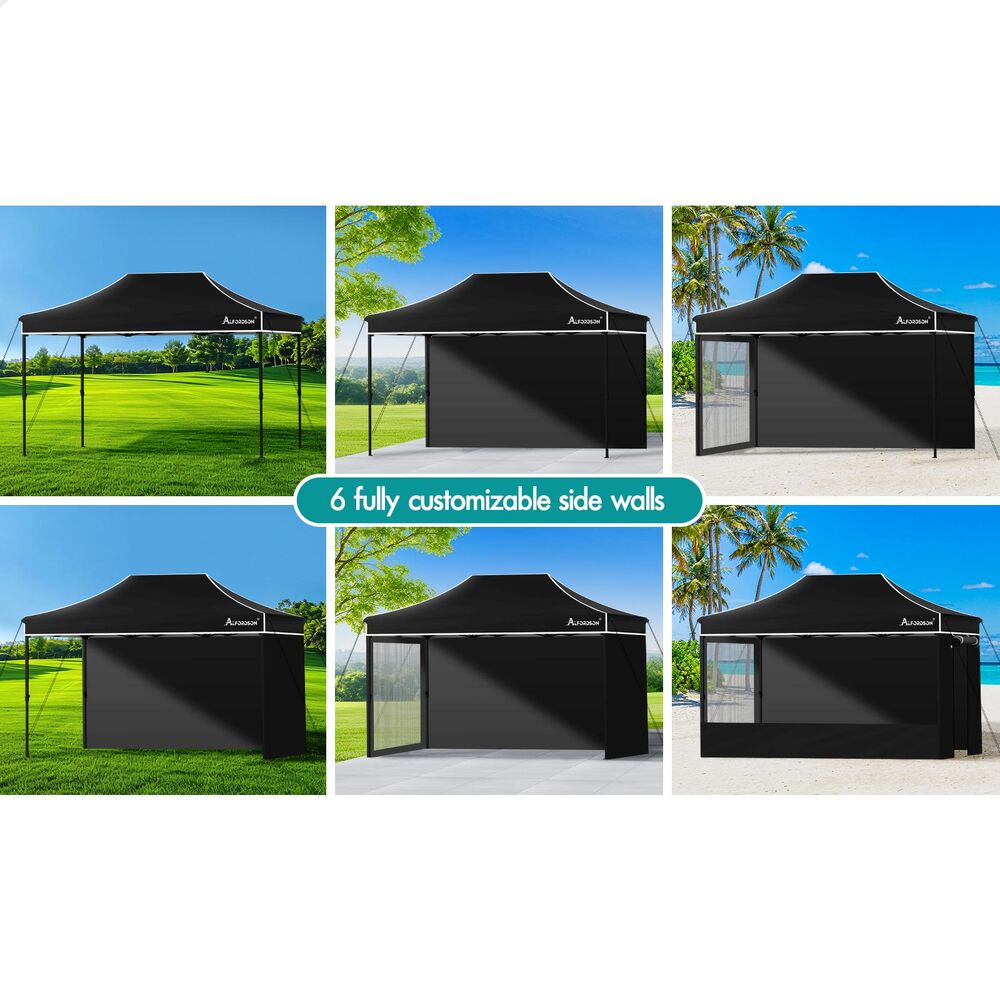 ALFORDSON Gazebo 3x4.5m Pop Up Marquee Outdoor Folding Tent Wedding Party Canopy - Picture 55 of 99