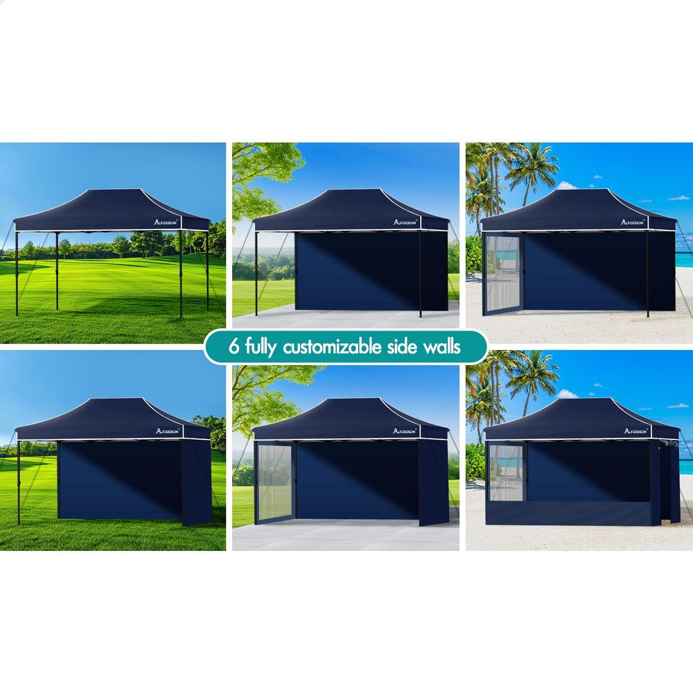 ALFORDSON Gazebo 3x4.5m Pop Up Marquee Outdoor Folding Tent Wedding Party Canopy - Picture 79 of 99