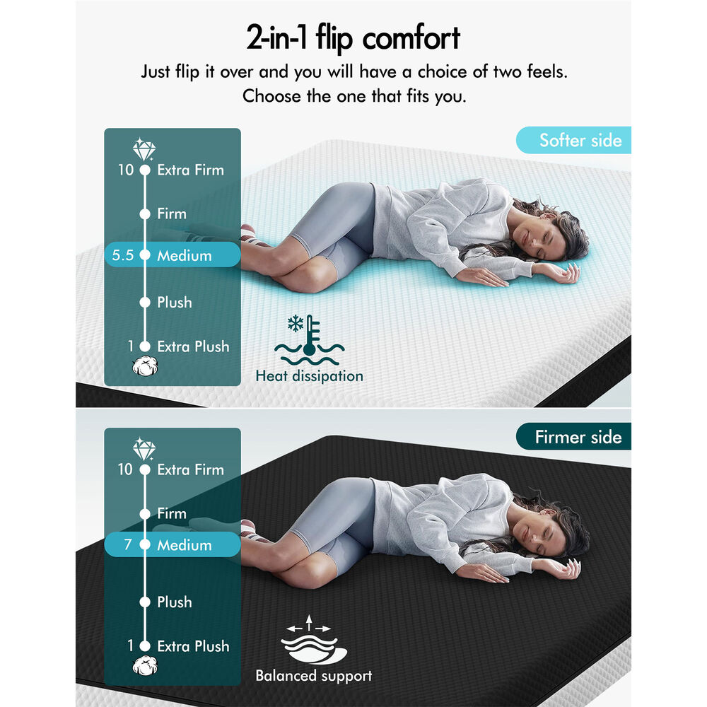 ALFORDSON Mattress Queen Double King Single Bed Euro Top Memory Foam Bedding - Picture 10 of 193