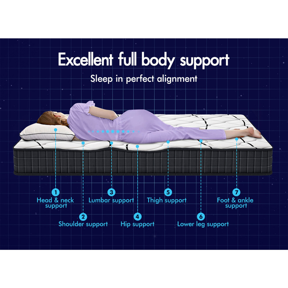 STARRY EUCALYPT Mattress Euro Top Memory Foam Bed Queen Double King Single - Picture 154 of 318