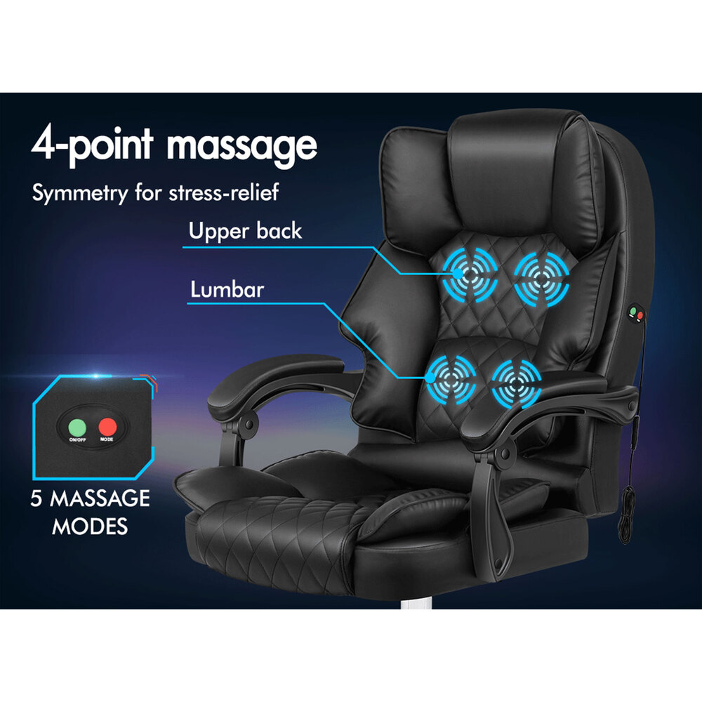 ALFORDSON Office Chair Mesh Executive Gaming Seat Leather Fabric Racing Tilt - Picture 256 of 1,188