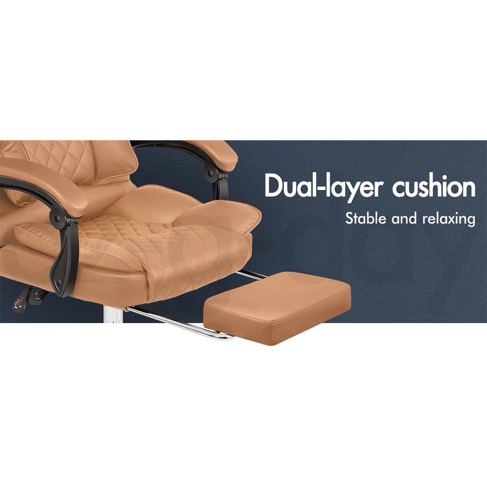 ALFORDSON Office Chair Executive Seat Fabric Racing Computer Work Recliner - Picture 43 of 111