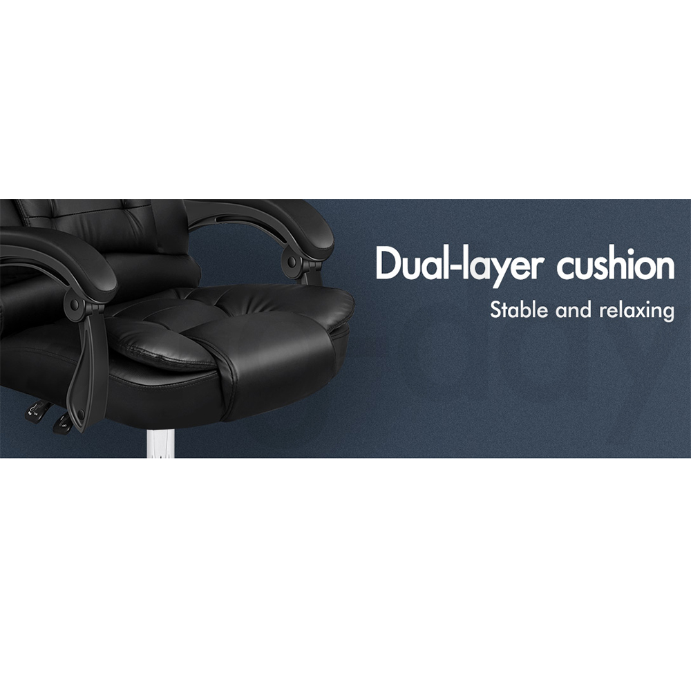 ALFORDSON Office Chair Mesh Executive Gaming Seat Leather Fabric Racing Tilt - Picture 424 of 1,188