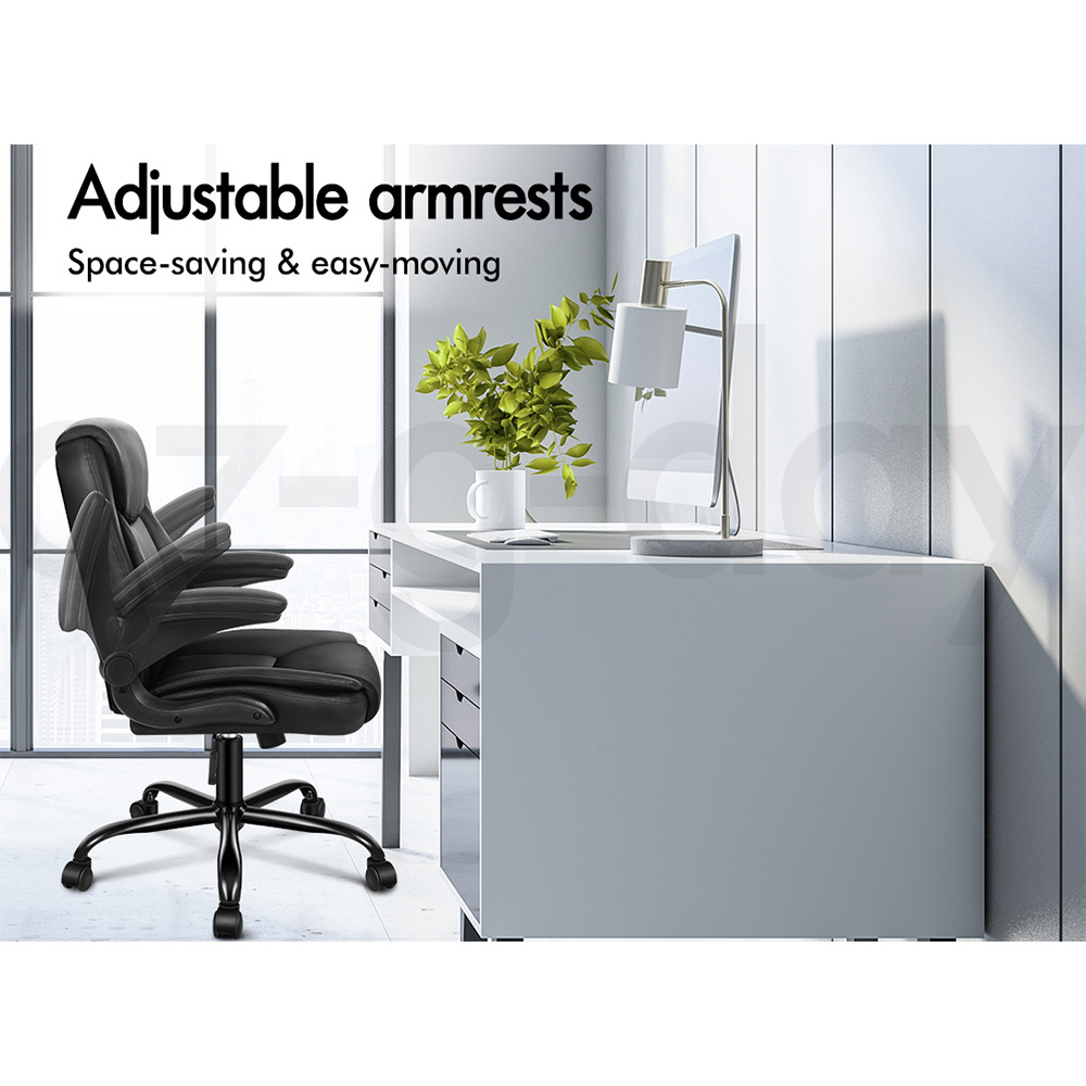 ALFORDSON Office Chair Mesh Executive Gaming Seat Leather Fabric Racing Tilt - Picture 688 of 1,188