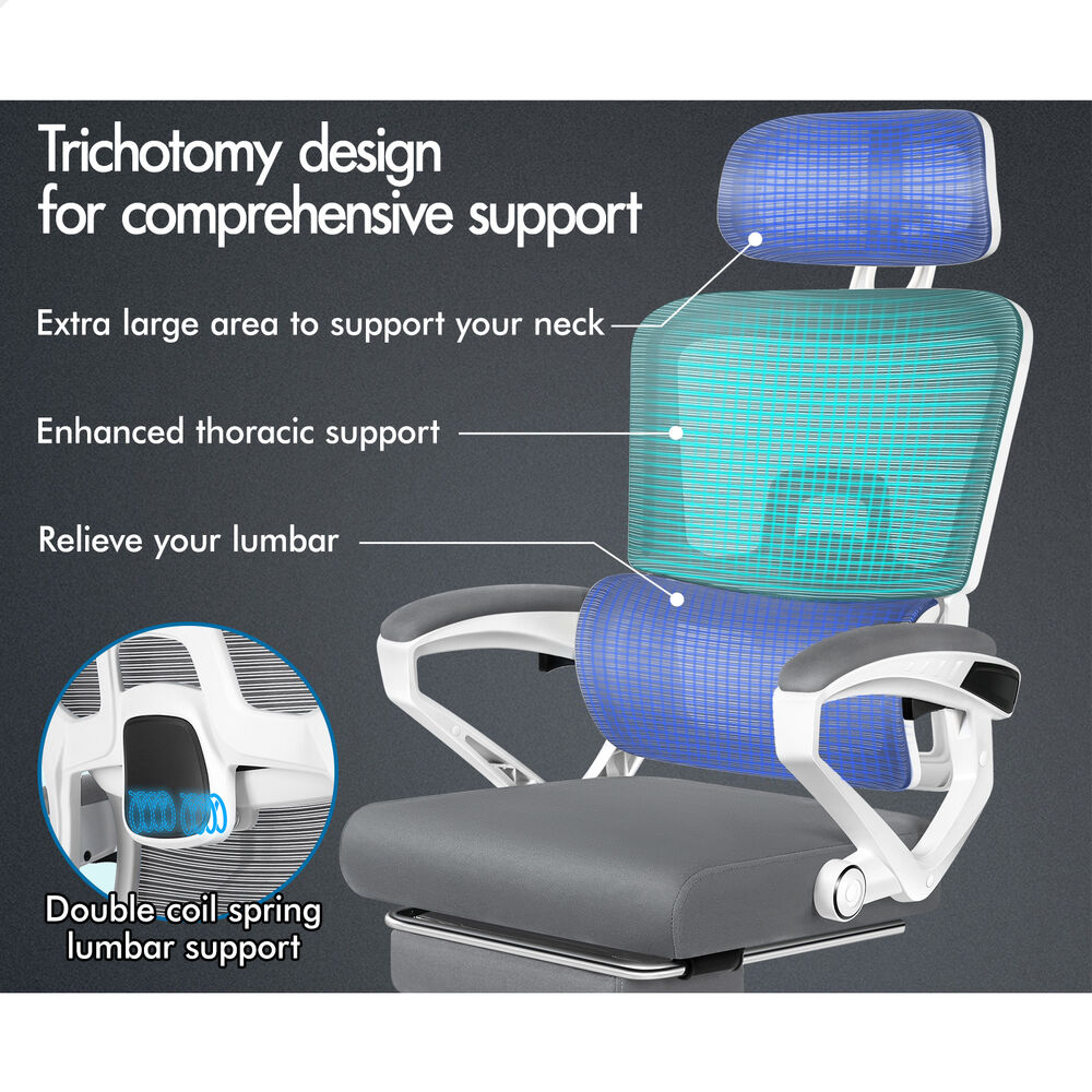 ALFORDSON Mesh Office Chair Executive Computer Fabric Seat Study Work Gaming - Picture 109 of 252
