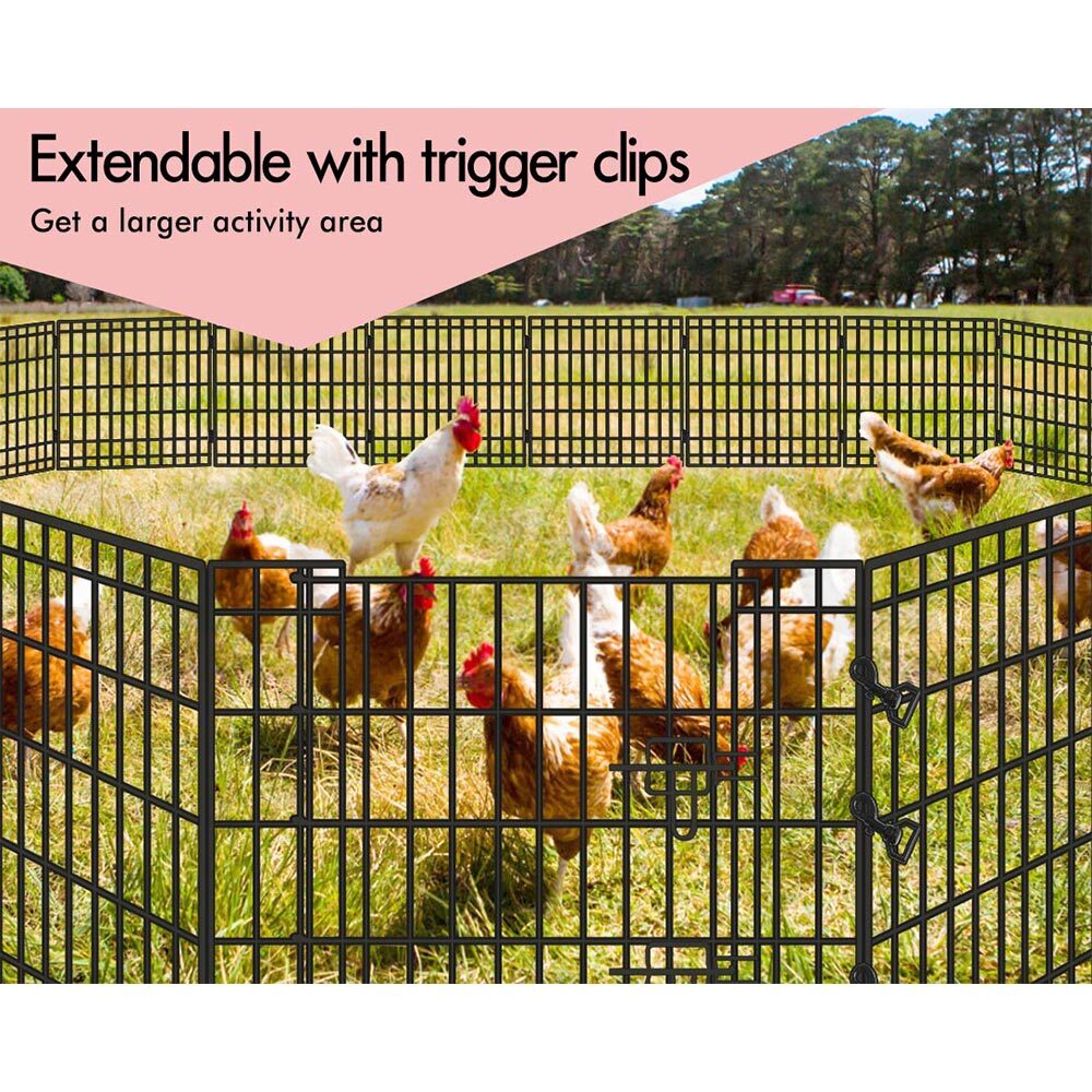 BEASTIE Dog Cage Pet Crate Kennel Cat Collapsible Metal Playpen 24"~ 48" Large - Picture 73 of 124