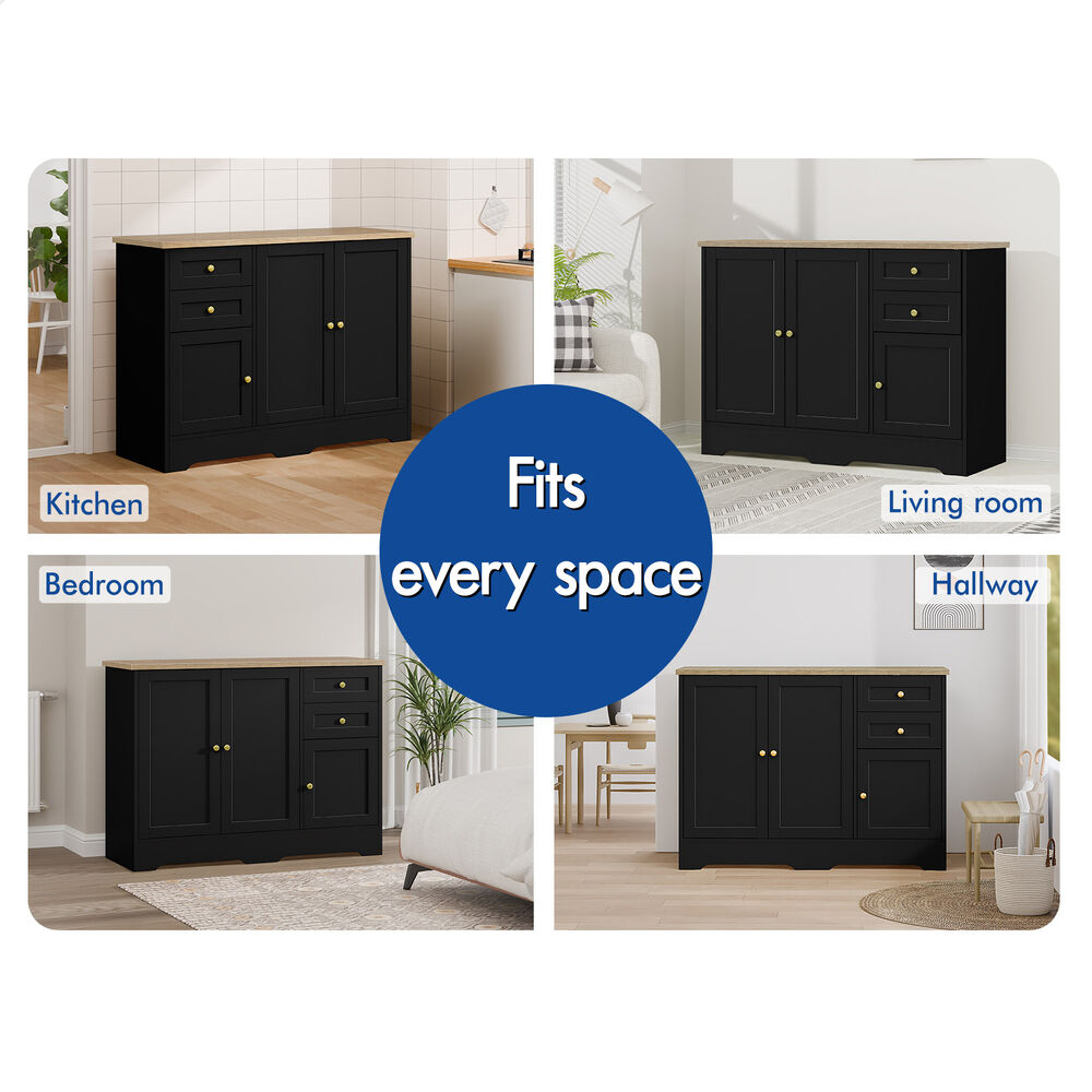 ALFORDSON Buffet Sideboard Cupboard Cabinet Storage Kitchen Hallway Doors Drawer - Picture 100 of 240