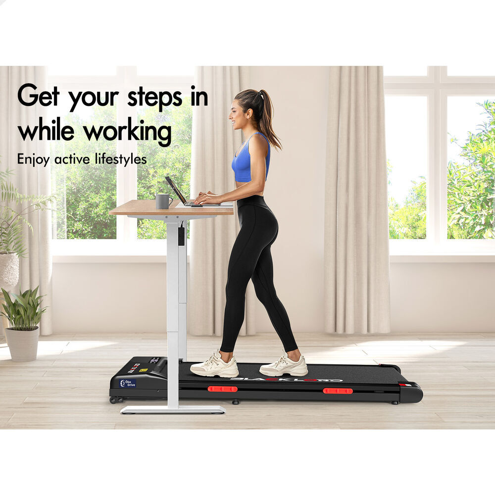 BLACK LORD Treadmill Electric Walking Pad Home Office Gym Fitness Remote Control - Picture 556 of 564