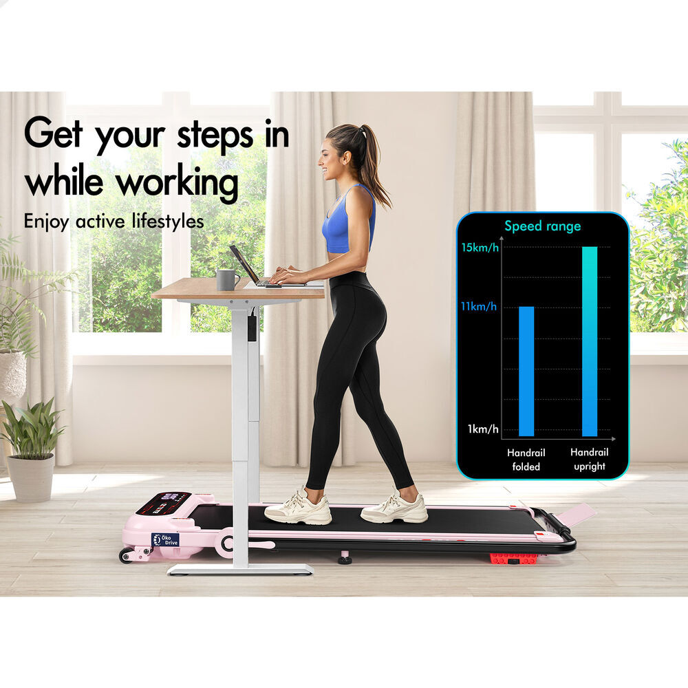 BLACK LORD Treadmill Electric Walking Pad Home Office Gym Fitness Remote Control - Picture 508 of 564