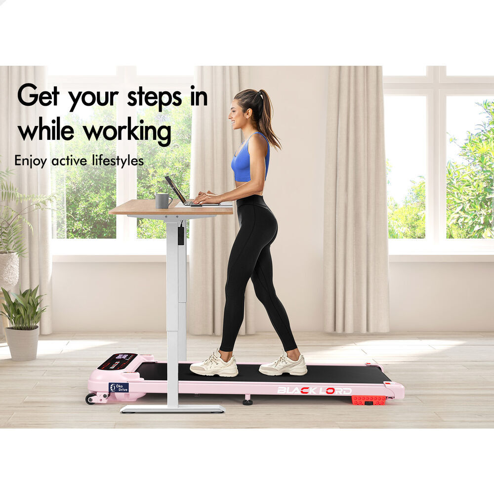 BLACK LORD Treadmill Electric Walking Pad Home Office Gym Fitness Remote Control - Picture 472 of 564