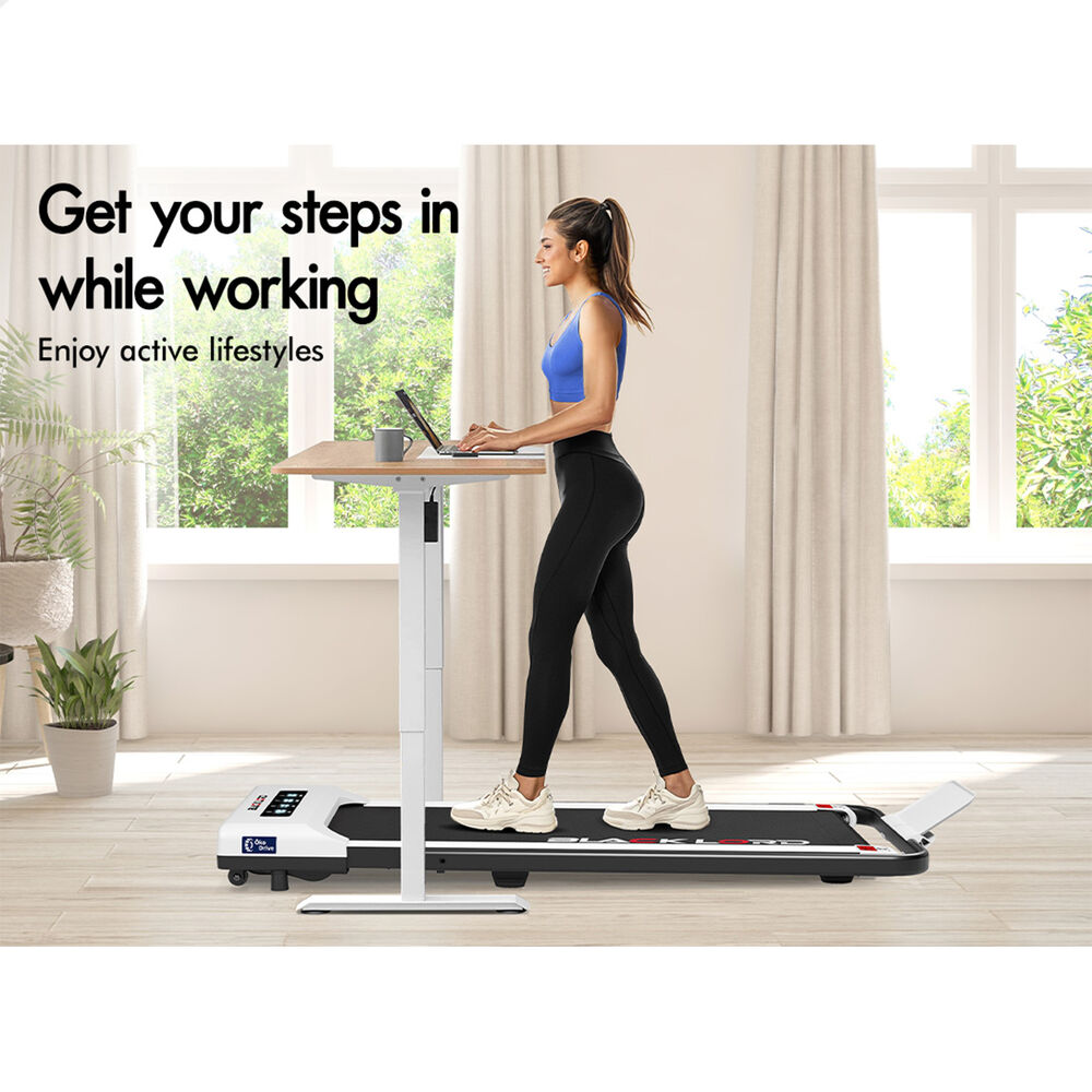 BLACK LORD Treadmill Electric Walking Pad Under Desk Home Gym 400mm Black - Picture 89 of 97