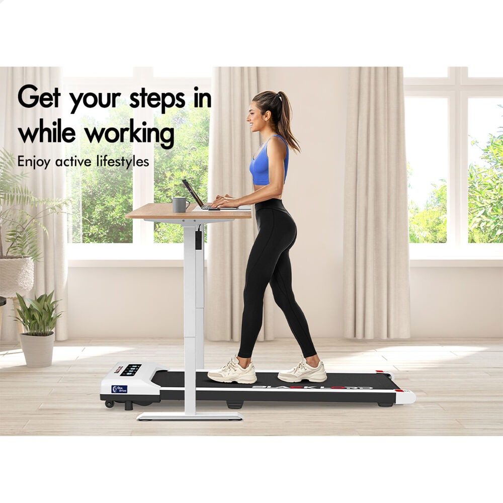 BLACK LORD Treadmill Electric Walking Pad Under Desk Home Gym 400mm Black - Picture 41 of 97