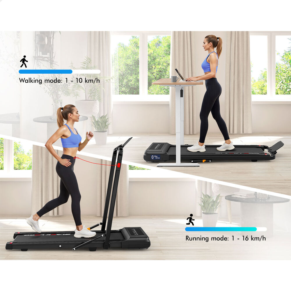 BLACK LORD Treadmill Electric Walking Pad Home Office Gym Fitness Remote Control - Picture 172 of 564