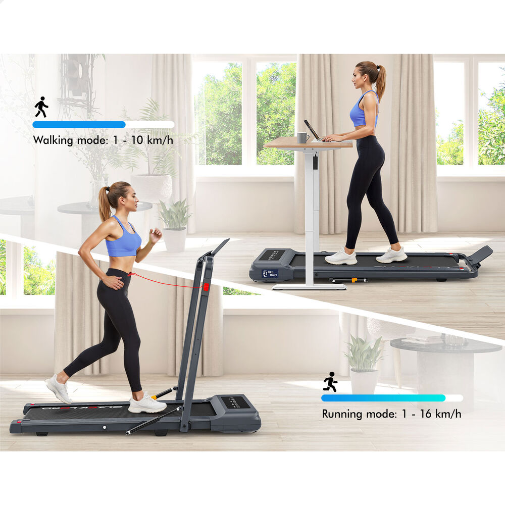 BLACK LORD Treadmill Electric Walking Pad Home Office Gym Fitness Remote Control - Picture 184 of 564
