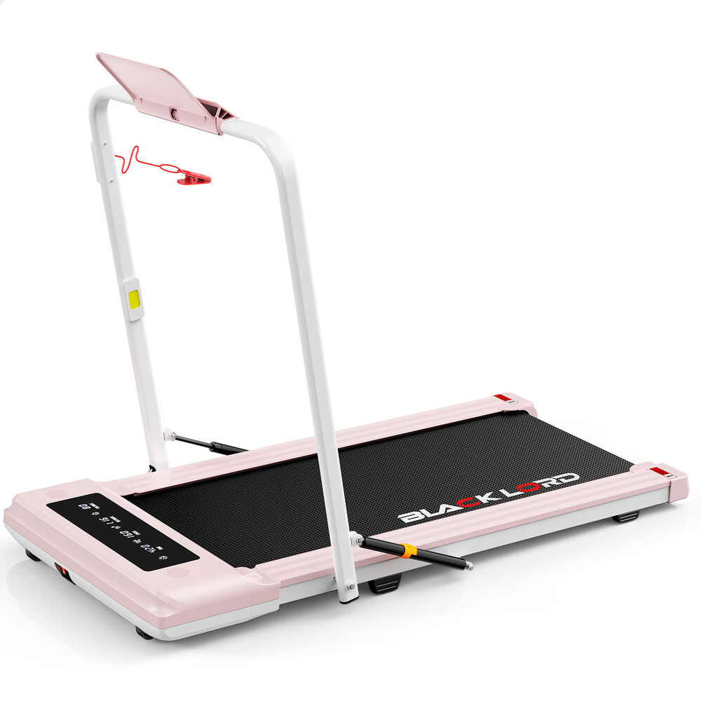 BLACK LORD Treadmill 2 IN 1 Electric Walking Pad 400mm Hydraulic Foldable - Picture 9 of 29