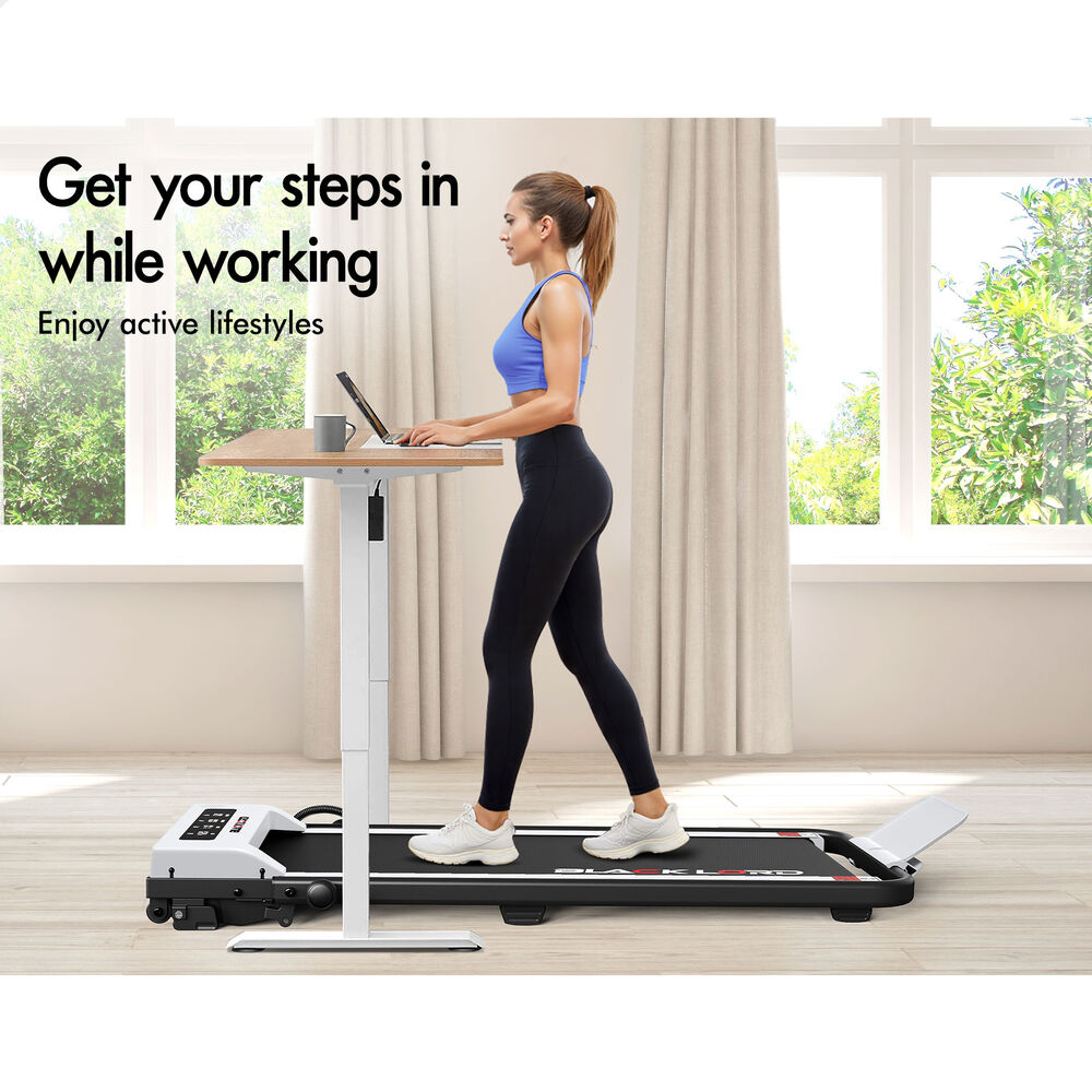 BLACK LORD Treadmill Electric Walking Pad Under Desk Home Office Fitness 380mm - Picture 76 of 84