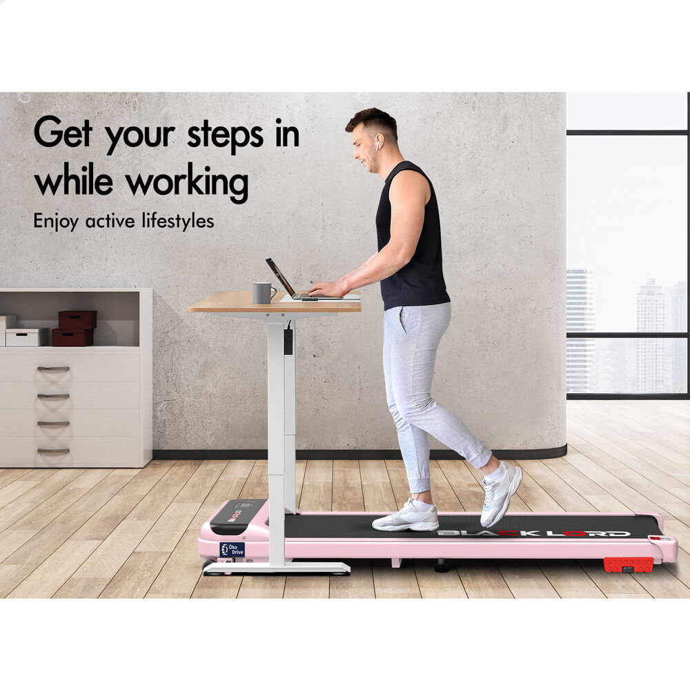 BLACK LORD Treadmill Electric Walking Pad Home Office Gym Fitness Remote Control - Picture 232 of 564