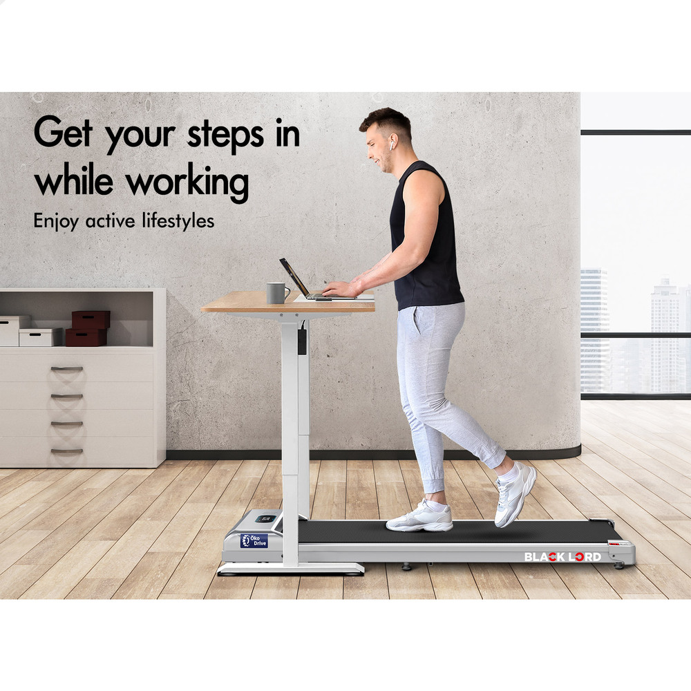 BLACK LORD Treadmill Electric Walking Pad Home Office Gym Fitness Remote Control - Picture 364 of 564
