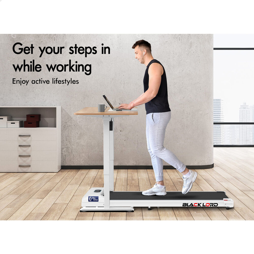 BLACK LORD Treadmill Electric Walking Pad Home Office Gym Fitness Remote Control - Picture 376 of 564