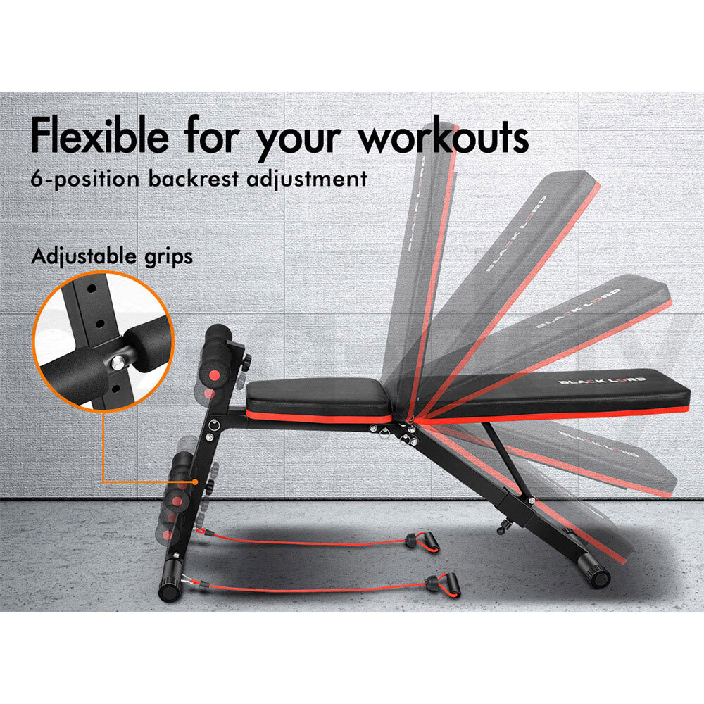 BLACK LORD Weight Bench With Adjustable Dumbbell Set Weight Lifting Home Gym - Picture 25 of 555