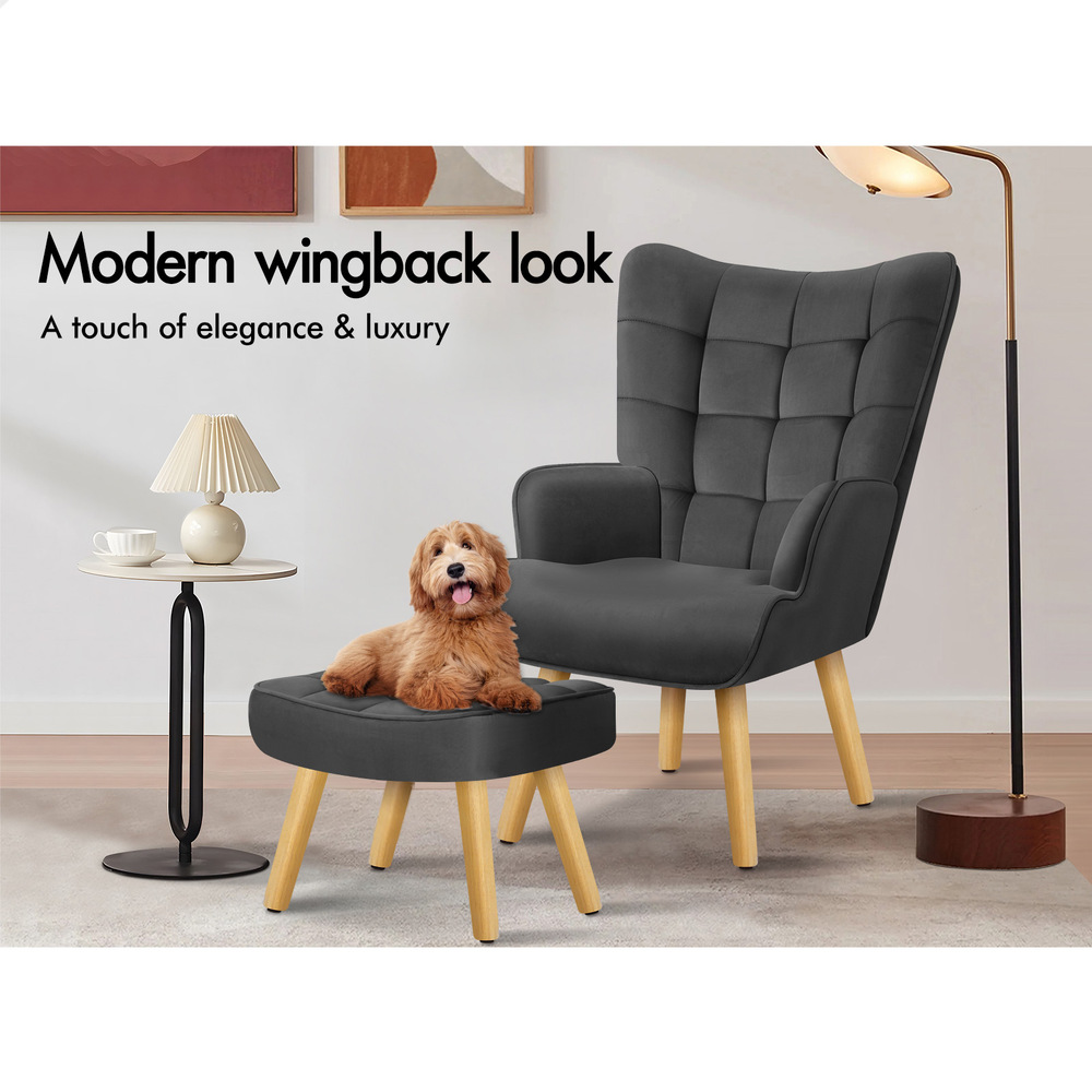 ALFORDSON Armchair Lounge Chair Featherston Contour Accent Chair Replica Couch - Picture 64 of 84