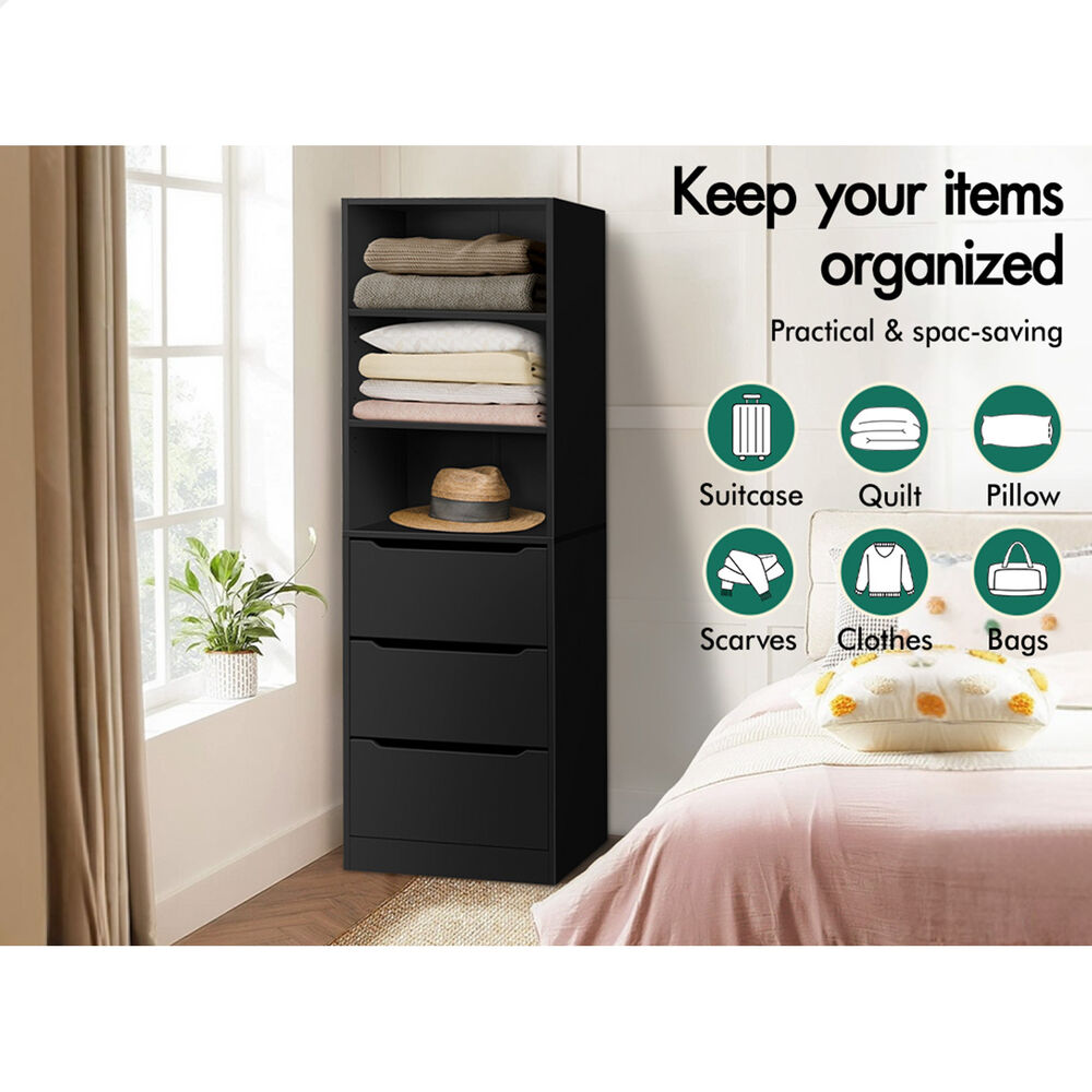 ALFORDSON Wardrobe Clothes Storage Organizer Closet Cabinet Drawers Shelves - Picture 9 of 203