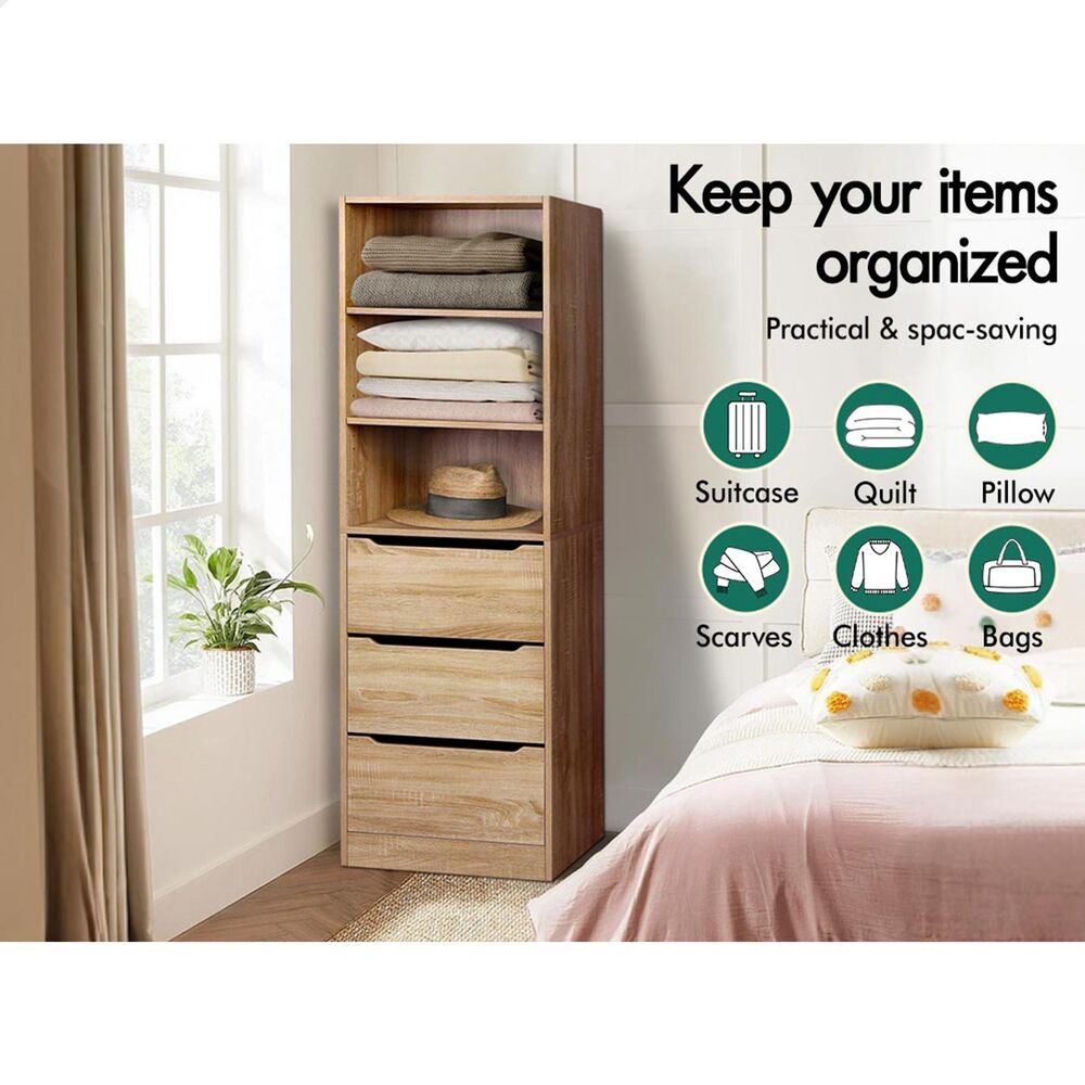 ALFORDSON Wardrobe Clothes Storage Organizer Closet Cabinet Drawers Shelves - Picture 20 of 203