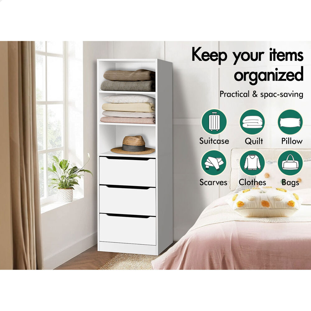 ALFORDSON Wardrobe Clothes Storage Organizer Closet Cabinet Drawers Shelves - Picture 31 of 203