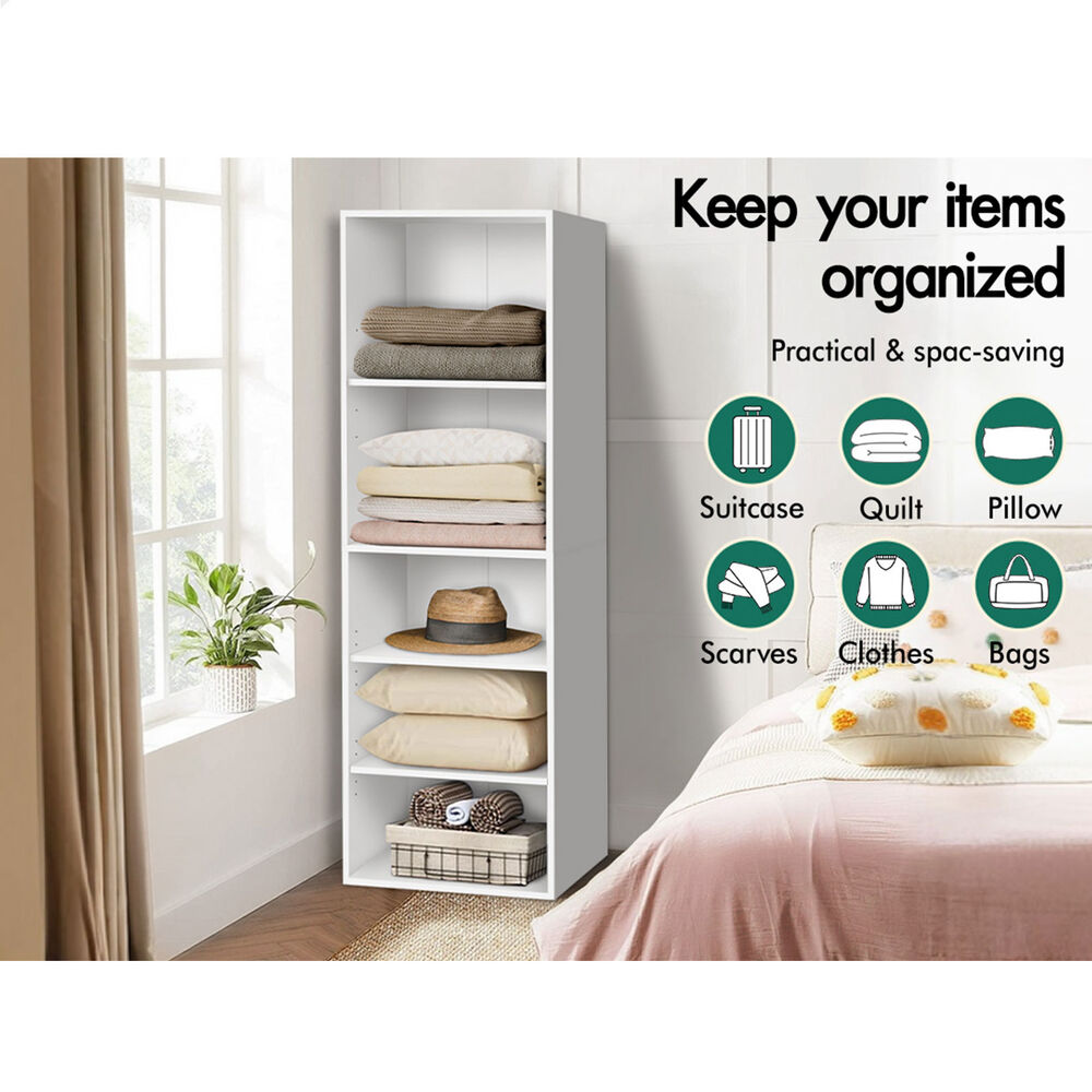 ALFORDSON Wardrobe Clothes Storage Organizer Closet Cabinet Drawers Shelves - Picture 64 of 203