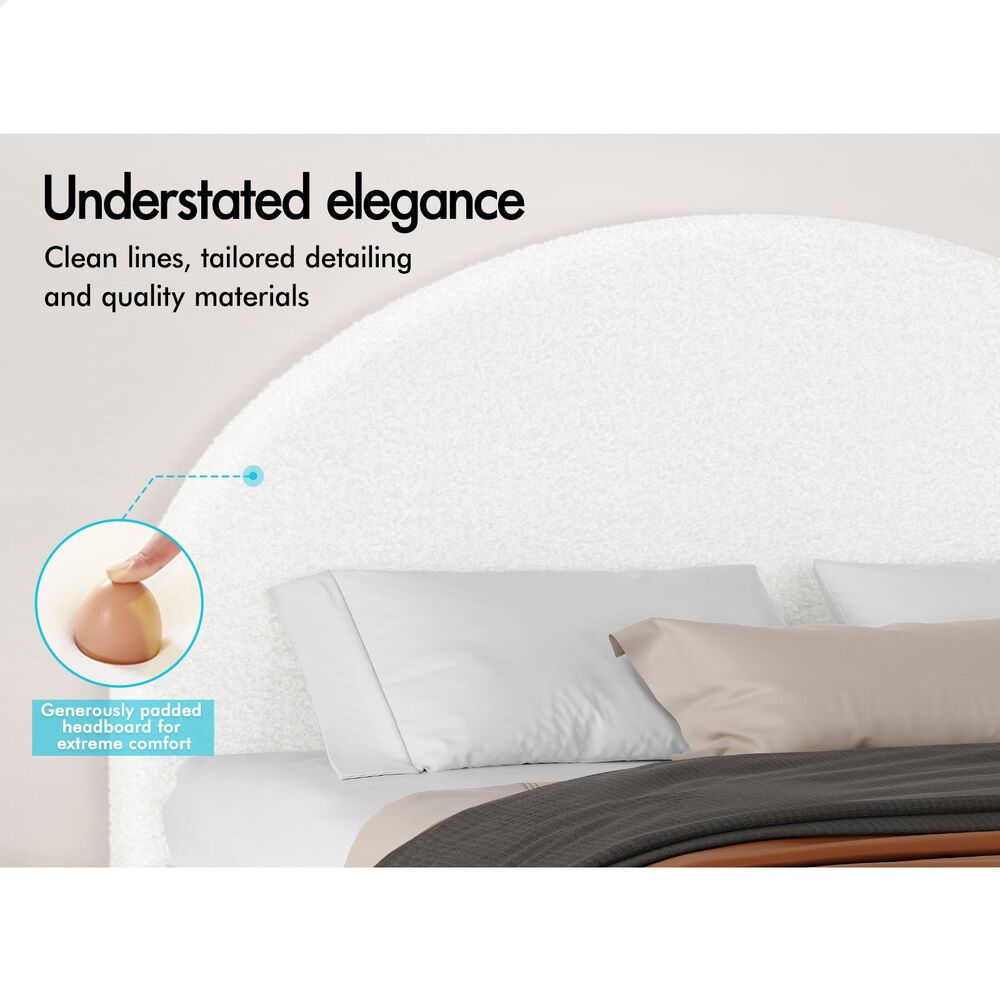 ALFORDSON Bed Frame Double Queen King RGB LED Gas Lift Storage Base Leather - Picture 724 of 1,903