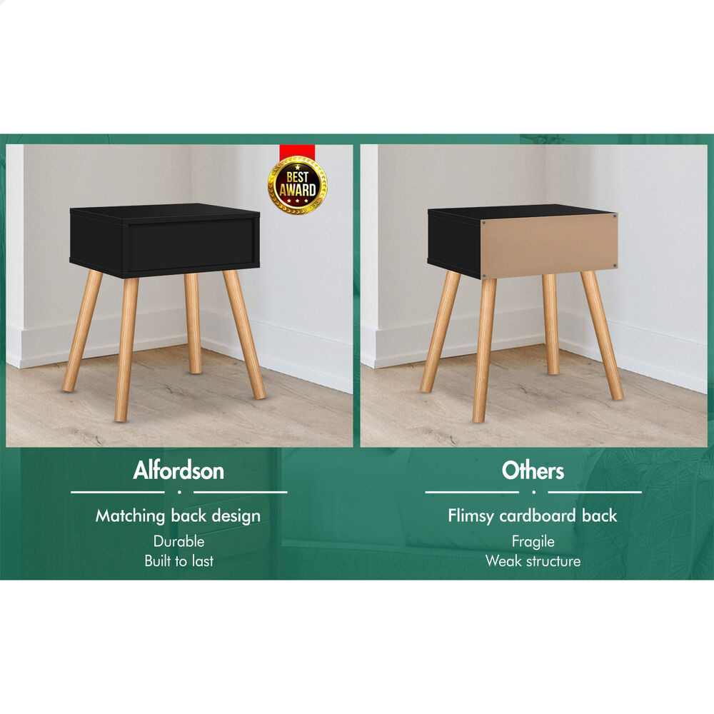 ALFORDSON Bedside Table Chest of Drawers Bedroom Set Rattan Storage Cabinet - Picture 9 of 88