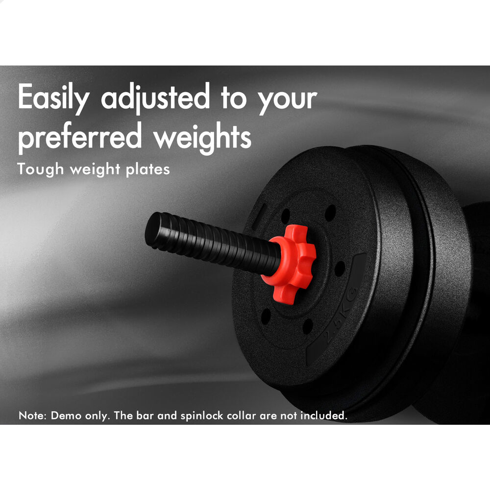 BLACK LORD 20kg 40kg Dumbbell Set Adjustable Barbell Kettlebell Home Gym Fitness - Picture 61 of 63