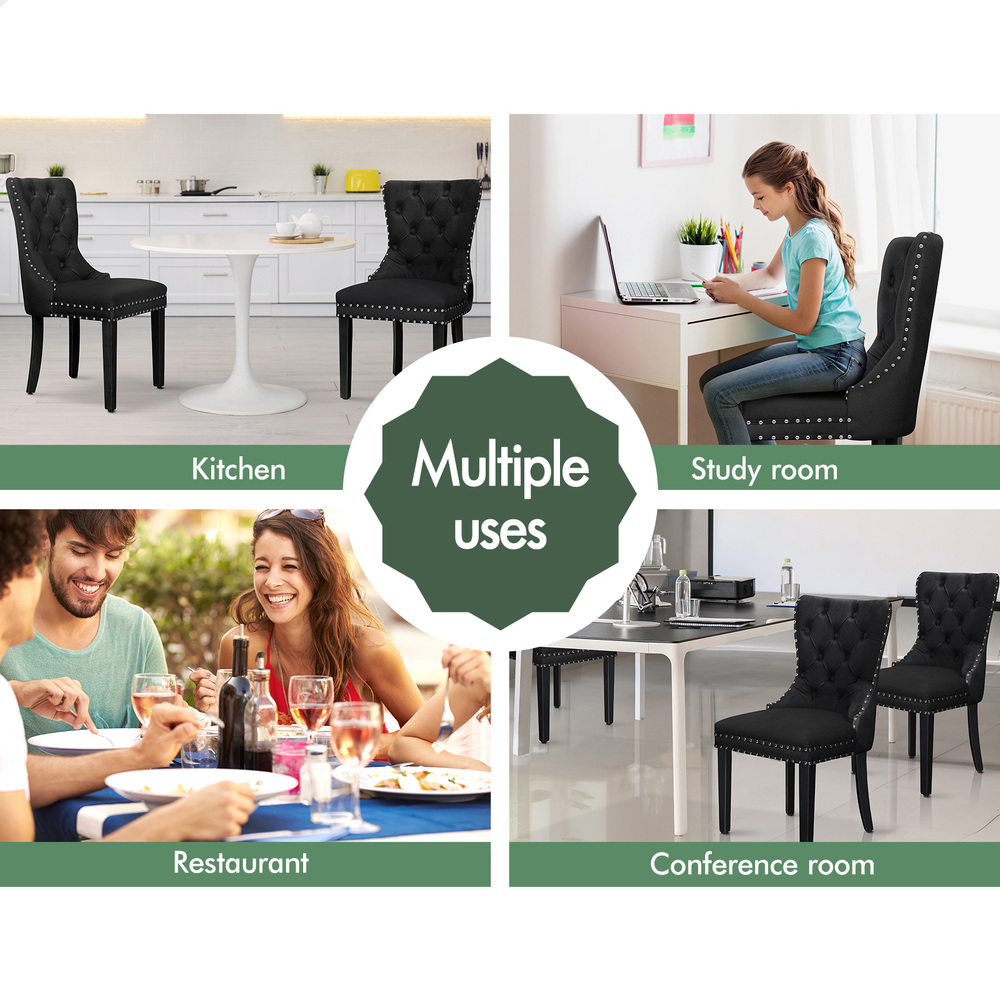 ALFORDSON Dining Chairs Kitchen Swivel PU Leather Sherpa Velvet Wooden x1/x2/x4 - Picture 145 of 592