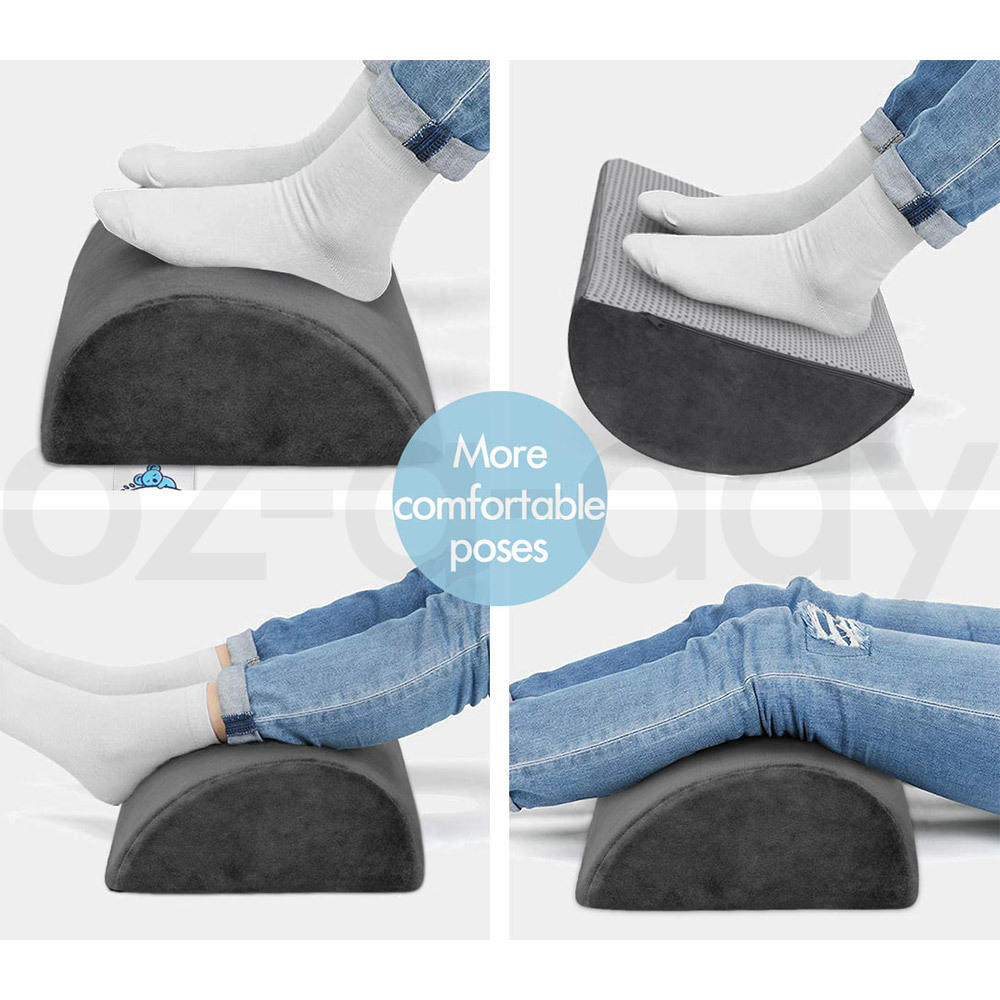 STARRY EUCALYPT Foot Rest Stool Adjustable Foot Pad Foam Pillow Under Desk - Picture 37 of 42