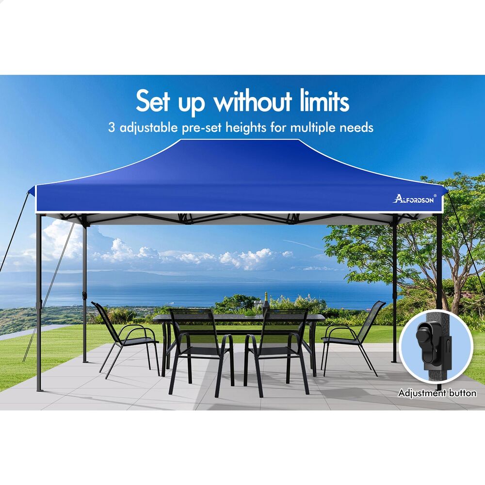 ALFORDSON Gazebo 3x4.5m Pop Up Marquee Outdoor Folding Tent Wedding Party Canopy - Picture 68 of 99