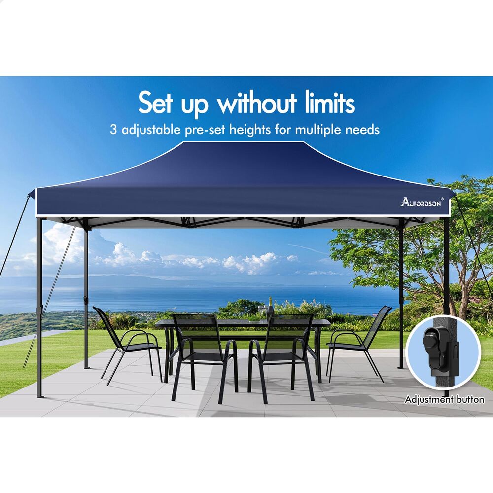 ALFORDSON Gazebo 3x4.5m Pop Up Marquee Outdoor Folding Tent Wedding Party Canopy - Picture 80 of 99
