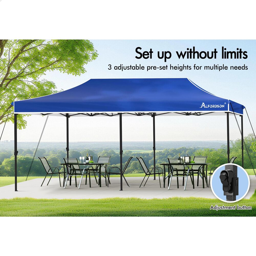 ALFORDSON Gazebo Pop Up Marquee Outdoor Folding Tent Canopy 3x3m 3x4.5m 3x6m - Picture 260 of 291