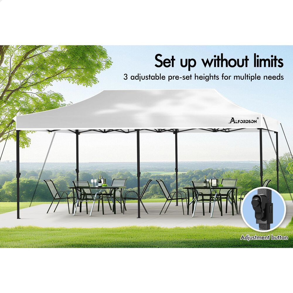 ALFORDSON Gazebo Pop Up Marquee Outdoor Folding Tent Canopy 3x3m 3x4.5m 3x6m - Picture 284 of 291
