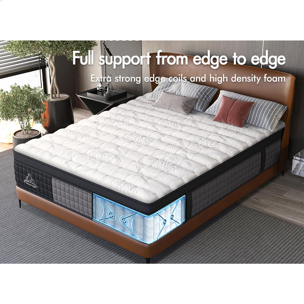 STARRY EUCALYPT Mattress Queen Double King Single Bed Spring Foam Euro PillowTop - Picture 173 of 876