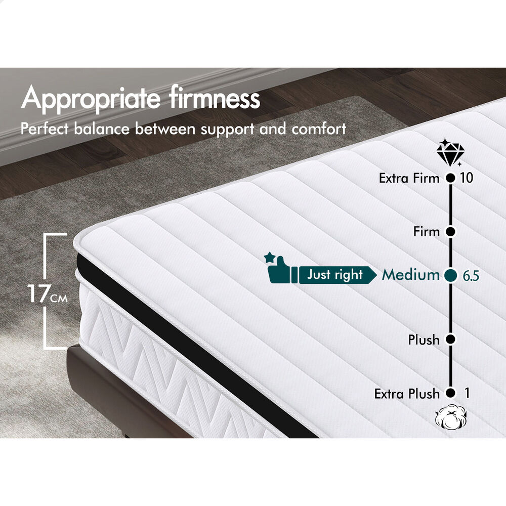 ALFORDSON Mattress Queen Double King Single Bed Euro Top Memory Foam Bedding - Picture 77 of 193