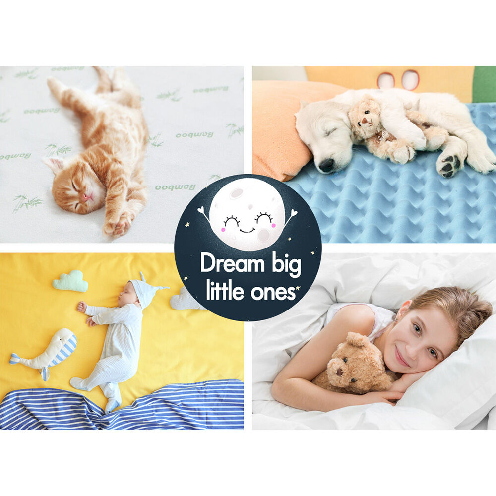 STARRY EUCALYPT Memory Foam Mattress Topper 5/8/10/12cm Bamboo 7-Zone Cool Gel - Picture 629 of 912