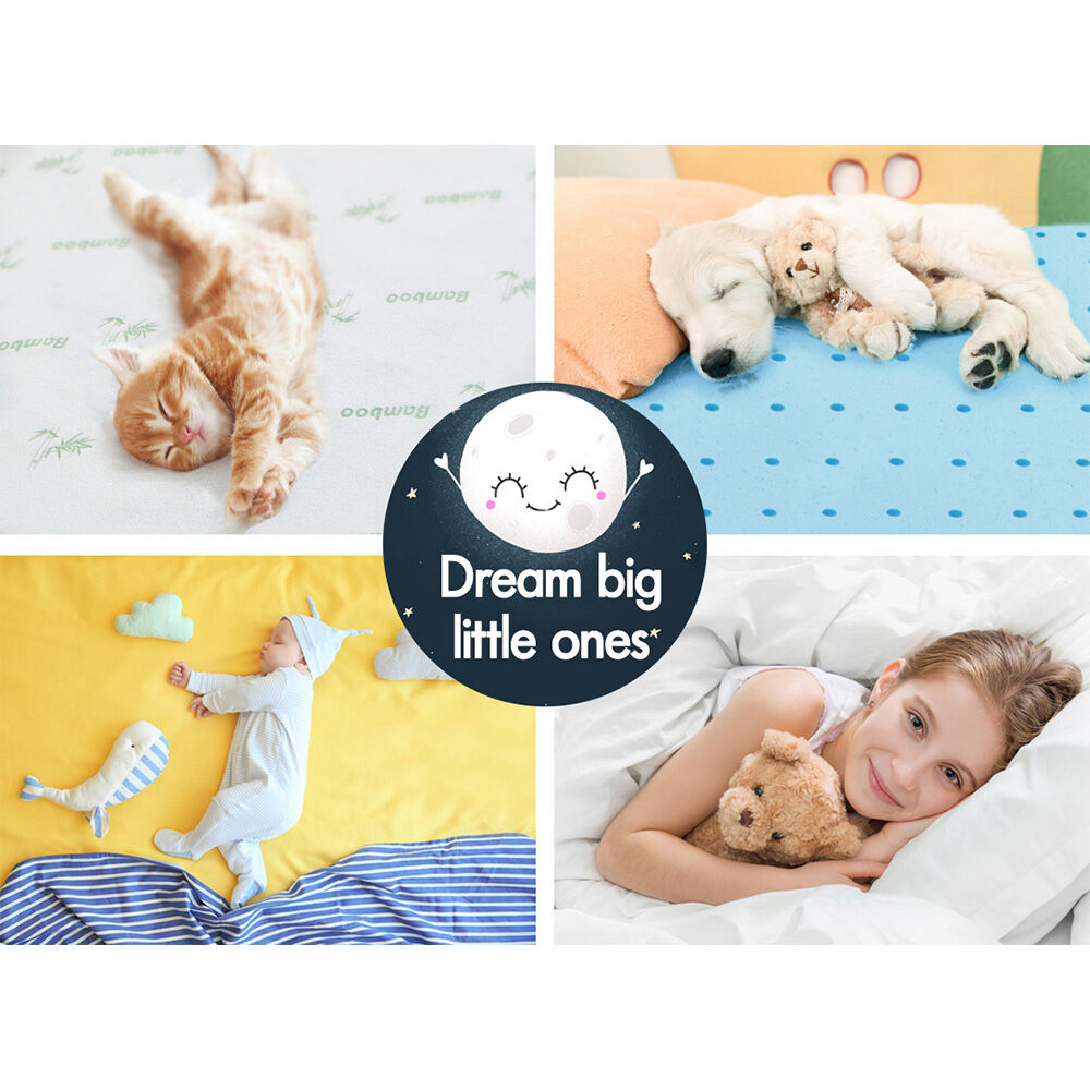 STARRY EUCALYPT Memory Foam Mattress Topper 5/8/10/12cm Bamboo 7-Zone Cool Gel - Picture 509 of 912